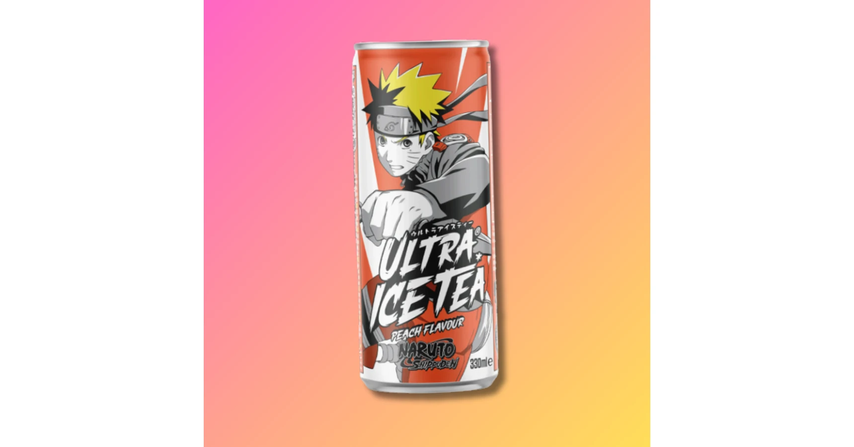 Naruto Ultra Ice barackos ízű tea 330ml - MegaBest