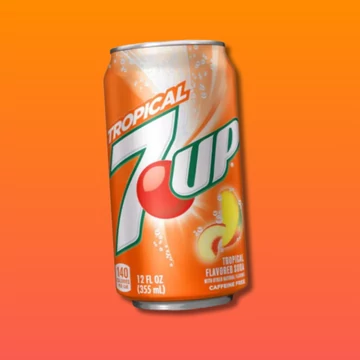 7up Tropical USA trópusi ízű szénsavas üdítőital 355ml