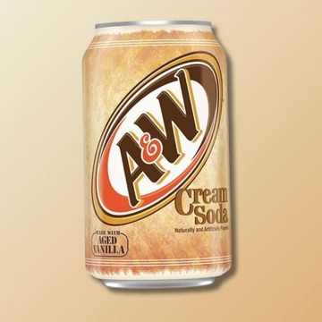 A&W Cream Soda szénsavas üdítőital 355ml