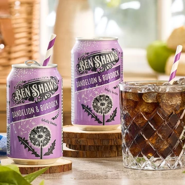 Ben Shaws Dandelion and Burdock Soda pitypang és bojtorján ízű üdítőital 330ml