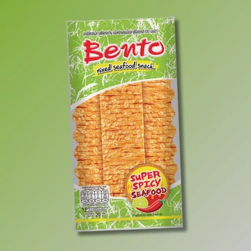 Bento szárított grillezett tenger gyümölcsei thaiföldi extra-csípős chips 20g