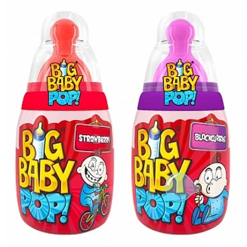 Big Baby Pop! cumisüveg formájú gyümölcsös cukor 32g