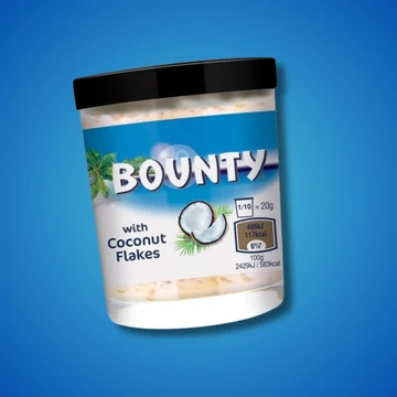 Bounty Coconut Flakes kenhető tejes kókusz krém 200g