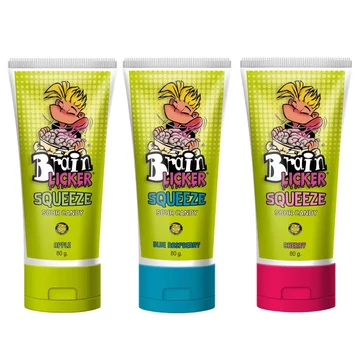 Brain Licker Squeeze tubusos gyümölcsös cukor 80g