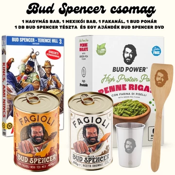 Bud Spencer 5+1 ajándék csomag (2 db bab, fakanál, pohár, hátizsák, szinkronos DVD)