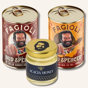 Bud Spencer akácméz csomag 2 db Bud Spencer babbal 