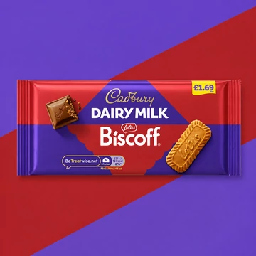 Cadbury Dairy Milk Biscoff kekszes angol csokoládé 105g