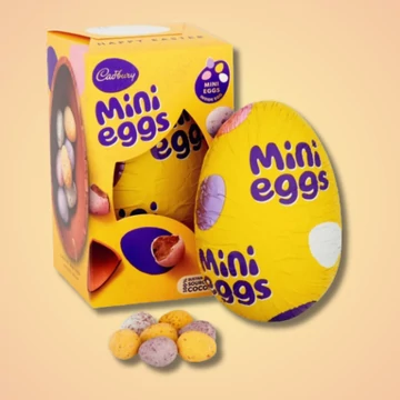 Cadbury csoki-tojásokkal töltött angol tejcsokoládé tojás 97g