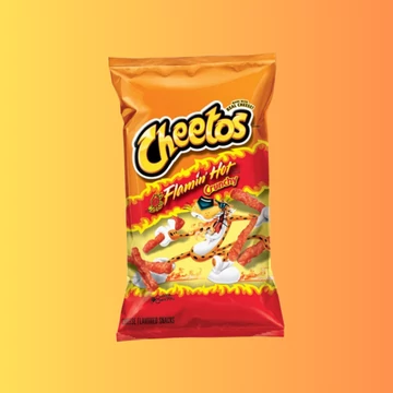 Cheetos Flamin Hot Crunchy csípős chips 226g