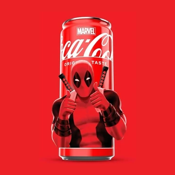 Coca Cola Deadpool limitált szénsavas üdítőital 330ml