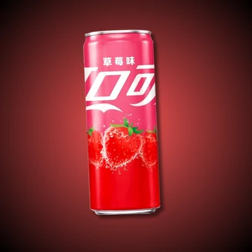 Coca Cola China Strawberry eper ízű szénsavas üdítő 330ml