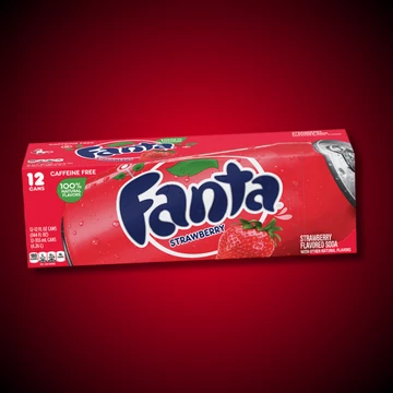 Fanta Eper amerikai szénsavas üdítőital 12x355ml 