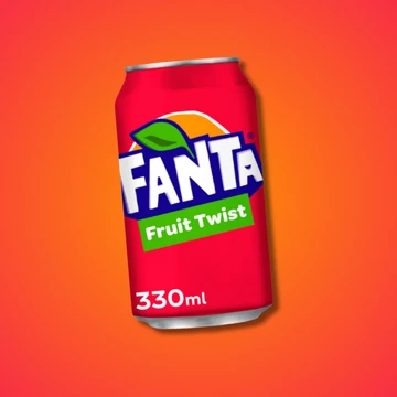 Fanta Fruit Twist UK vegyes gyümölcs ízű szénsavas üdítőital 355ml