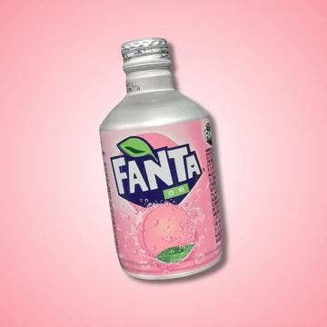 Fanta Peach Japán Barack ízű üdítőital fém palackban 300ml