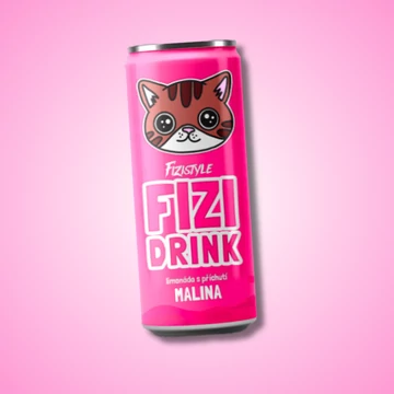 Fizi Drink Malina málna ízű limonádé 250ml