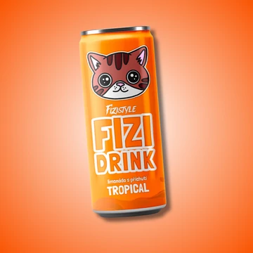 Fizi Drink Tropical trópusi gyümölcs ízű limonádé 250ml