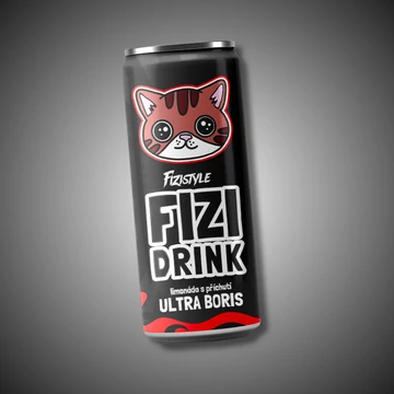 Fizi Drink Ultra Boris tutti-frutti ízű limonádé 250ml