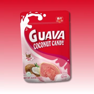Chun Guang Guava Coconut candy guava és kókusz ízű cukorkák 78g