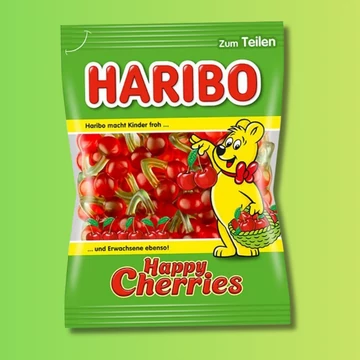 Haribo Happy Cherries gyümölcsízű gumicukorka 100g