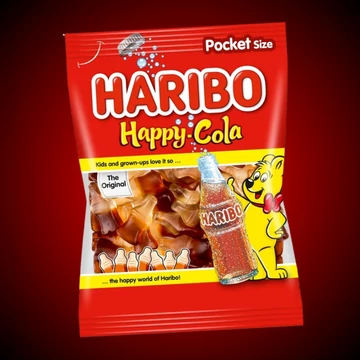 Haribo Happy-Cola kólaízű gumicukor 100g