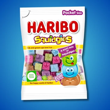 Haribo Squidgies habosított gumicukor 80g