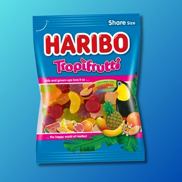Haribo Tropi Frutti gyümölcsízű gumicukor 100g
