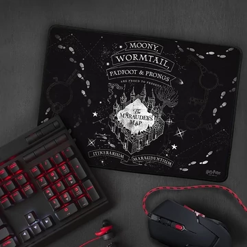 Harry Potter Tekergők Térképe fekete egérpad