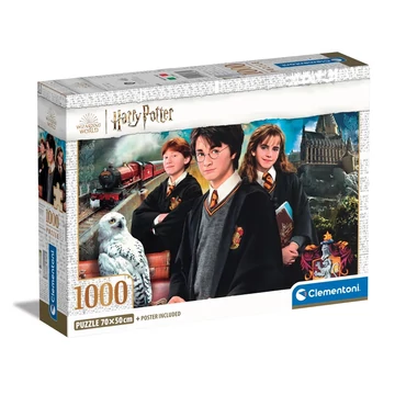 Harry Potter Irány a Griffendél puzzle ajándék poszterrel 1000db