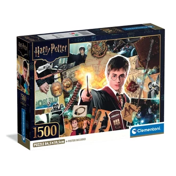 Harry Potter óriás puzzle ajándék poszterrel 1500db