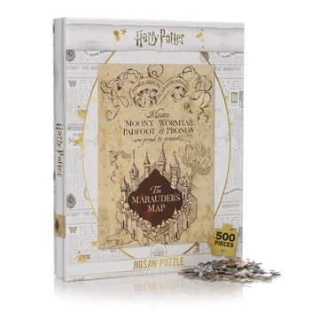 Harry Potter tekergők térképe puzzle - 500 db