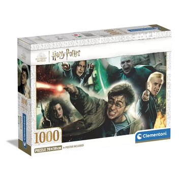 Harry Potter varázspálca párbaj puzzle ajándék poszterrel 1000db