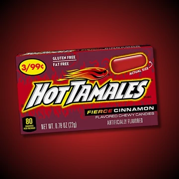 Hot Tamales Mini fahéjas cukorka 22g