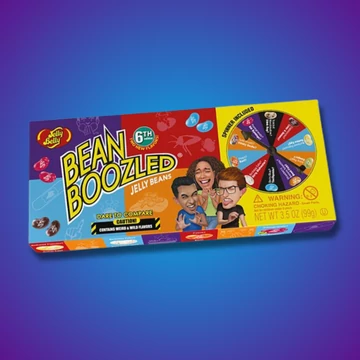 Jelly Belly Bean Boozled mindenízű drazsé játék pörgetővel 6. széria 100g