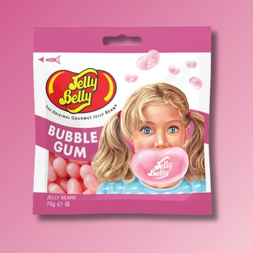 Jelly Belly Bubblegum rágógumi ízű drazsék 70g