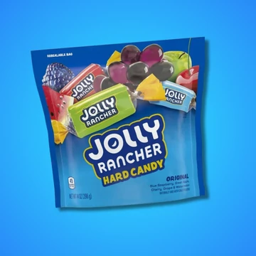 Jolly Rancher gyümölcs kemény cukorka családi kiszerelés 396g