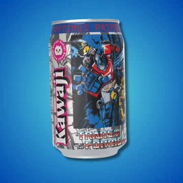 Kawaji x Transformers Optimus Primeberry eper ízű szénsavas üdítő 330ml