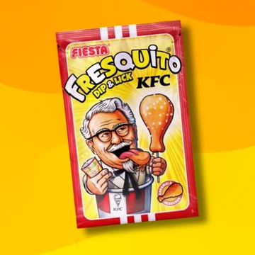 Eredeti KFC robbanócukros mártogatós savanyú nyalóka rágóval 17g