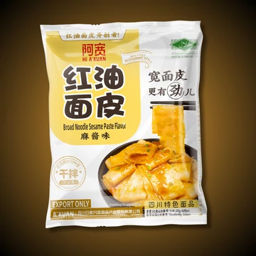 Kínai széles tészta szezám ízesítéssel 115g