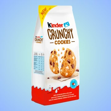 Kinder Crunchy Cookies csokoládés keksz 136g