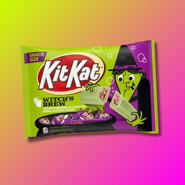 KitKat Witch Brew boszorkánykonyha limitált kiadású Halloweeni csokoládé családi csomag pillecukor ízben 277g