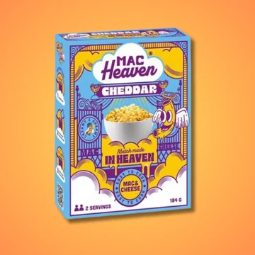 Mac Heaven Cheddar Cheese Cheddar sajtos Mac and Cheese 184g