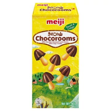  Meiji szingapúri gomba formájú csokoládés keksz 40g