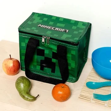 Minecraft Creeper hűtőtáska