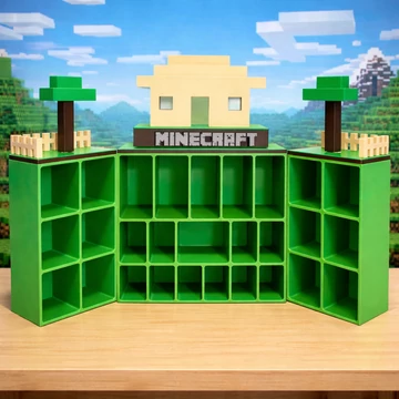 Minecraft Kinder Joy figura tartó 