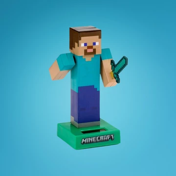 Minecraft Steve napelemes figura