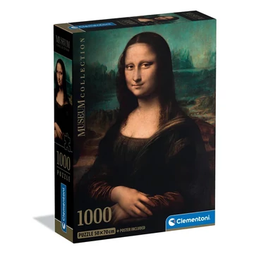 Mona Lisa puzzle ajándék poszterrel 1000db