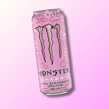 Monster Ultra Strawberry Dreams epres energiaital 500 ml