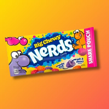 Wonka Nerds Big Chewy nagy rágós cukorka 113g