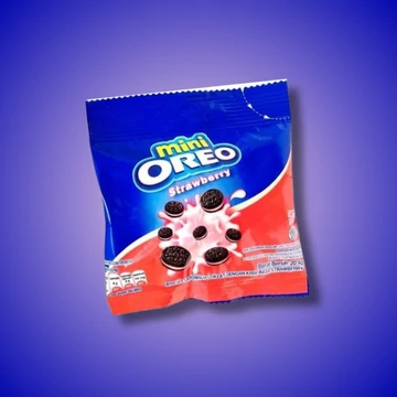 Oreo Mini Strawberry eper krémmel töltött keksz 24g