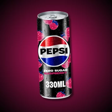 Pepsi Zero Raspberry Kínai málna ízű szénsavas üdítőital 330ml